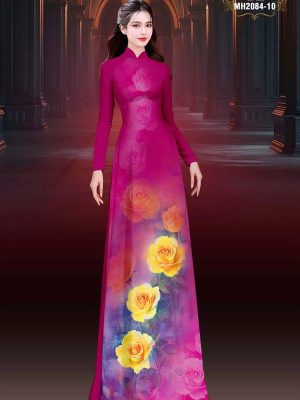 Vải Áo Dài Hoa Hồng Thu Hút AD MH2084 34 1748328196 586 Vai Ao Dai Hoa Hong Thu Hut AD MH2084