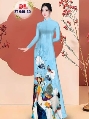 1748567165 782 Vai Ao Dai Co Gai Va Hoa Sen Kieu Moi