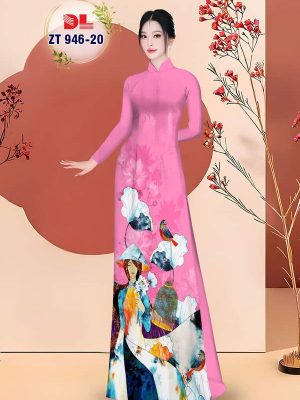 1748567166 32 Vai Ao Dai Co Gai Va Hoa Sen Kieu Moi