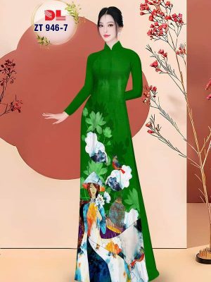 1748567166 896 Vai Ao Dai Co Gai Va Hoa Sen Kieu Moi