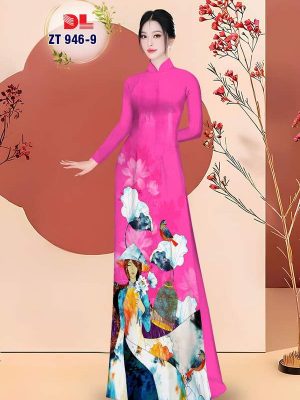 1748567167 179 Vai Ao Dai Co Gai Va Hoa Sen Kieu Moi