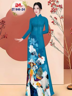 1748567167 60 Vai Ao Dai Co Gai Va Hoa Sen Kieu Moi