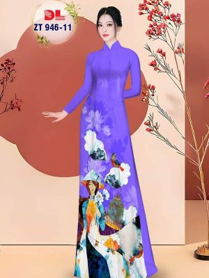 1748567167 852 Vai Ao Dai Co Gai Va Hoa Sen Kieu Moi