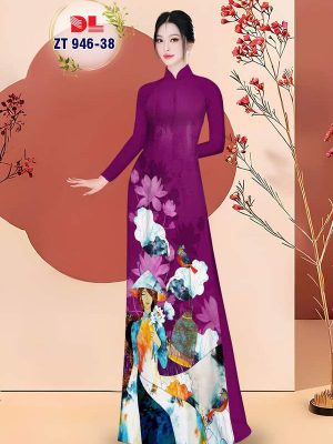 1748567167 873 Vai Ao Dai Co Gai Va Hoa Sen Kieu Moi