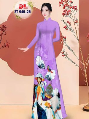 1748567168 70 Vai Ao Dai Co Gai Va Hoa Sen Kieu Moi
