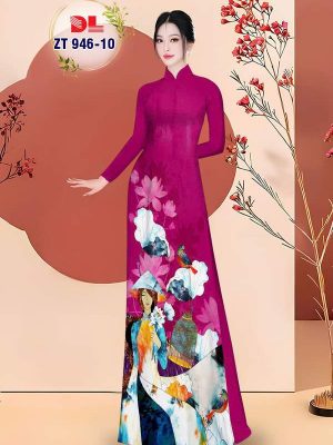 1748567168 753 Vai Ao Dai Co Gai Va Hoa Sen Kieu Moi