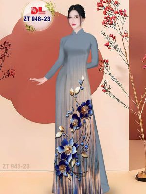 1748653768 38 Vai Ao Dai Hoa In 3D Moi Ra AD ZT948