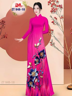 1748653768 871 Vai Ao Dai Hoa In 3D Moi Ra AD ZT948