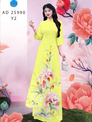 1749000930 859 Vai Ao Dai Hoa In 3D Doc Dao AD 25990