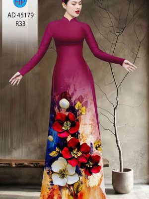 Vải Áo Dài Hoa In 3D Mới Ra AD 45179 35 1749433747 252 Vai Ao Dai Hoa In 3D Moi Ra AD 45179