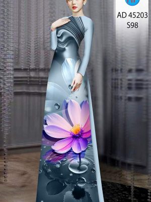 Vải Áo Dài Hoa Cúc Mới Ra AD 45203 28 1750060215 11 Vai Ao Dai Hoa Cuc Moi Ra AD 45203
