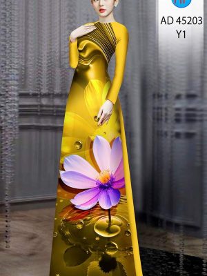 Vải Áo Dài Hoa Cúc Mới Ra AD 45203 34 1750060216 256 Vai Ao Dai Hoa Cuc Moi Ra AD 45203