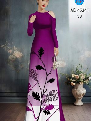 Vải Áo Dài In Hình Lá Vừa Ra AD 45241 28 1750922580 100 Vai Ao Dai In Hinh La Vua Ra AD 45241