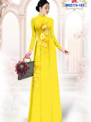 1751073935 237 Vai Ao Dai Hoa Cuc Thiet Ke 2025 AD MH2174