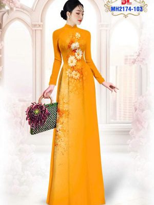 1751073937 97 Vai Ao Dai Hoa Cuc Thiet Ke 2025 AD MH2174