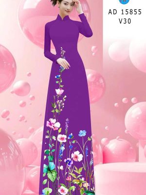 Vải Áo Dài Hoa In 3D Độc Đáo AD 15855 22 1752132259 260 Vai Ao Dai Hoa In 3D Doc Dao AD 15855