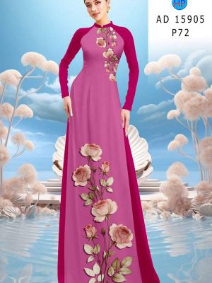 Vải Áo Dài Hoa Hồng Độc Đáo AD 15905 36 1753342356 72 Vai Ao Dai Hoa Hong Doc Dao AD 15905