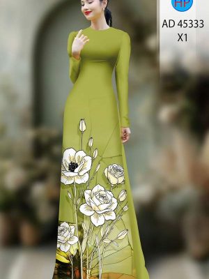 Vải Áo Dài Hoa Hồng Thiết Kế 2025 AD 45333 24 1753410147 733 Vai Ao Dai Hoa Hong Thiet Ke 2025 AD 45333