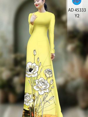 Vải Áo Dài Hoa Hồng Thiết Kế 2025 AD 45333 23 1753410147 876 Vai Ao Dai Hoa Hong Thiet Ke 2025 AD 45333