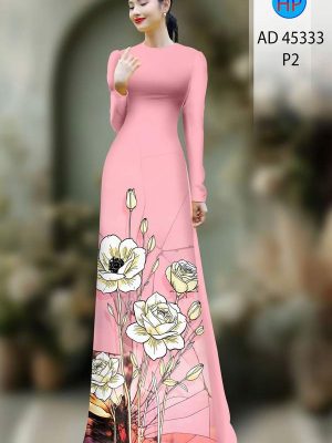 Vải Áo Dài Hoa Hồng Thiết Kế 2025 AD 45333 37 1753410148 603 Vai Ao Dai Hoa Hong Thiet Ke 2025 AD 45333