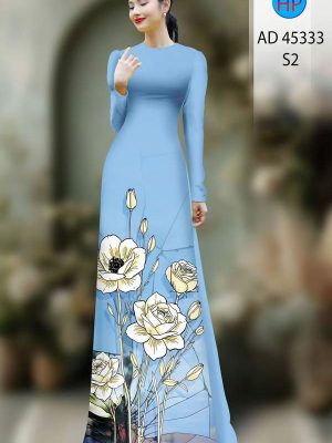 Vải Áo Dài Hoa Hồng Thiết Kế 2025 AD 45333 33 1753410148 870 Vai Ao Dai Hoa Hong Thiet Ke 2025 AD 45333