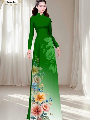 Vai Ao Dai Hoa in 3D Moi Ra AD TN628