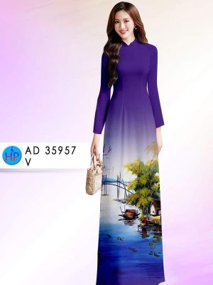 Vải Áo Dài Phong Cảnh Kiểu Mới AD 35957 34 vai ao dai ca tinh p2e5