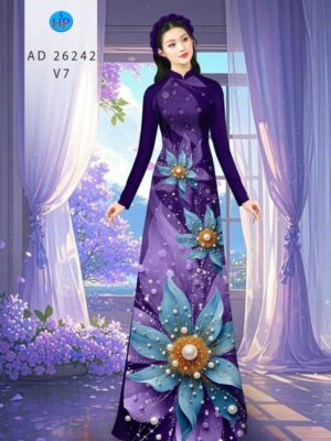 Vải Áo Dài Hoa In 3D Sang Trọng AD 26242 34 1755504761 458 Vai Ao Dai Hoa In 3D Sang Trong AD 26242