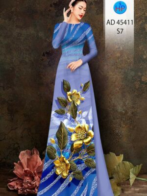 Vải Áo Dài Hoa In 3D Độc Đáo AD 45411 34 1755851645 145 Vai Ao Dai Hoa In 3D Doc Dao AD 45411