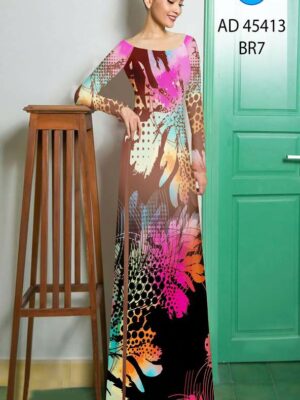 Vải Áo Dài Hoa In 3D Độc Đáo AD 45413 24 1755852336 575 Vai Ao Dai Hoa In 3D Doc Dao AD 45413