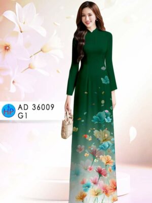 Vải Áo Dài Hoa In 3D Độc Đáo AD 36009 30 vai ao dai mau moi p4if