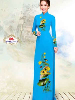 Vải Áo Dài Hoa Sen Mới Ra AD MV3623 35 1756697979 154 Vai Ao Dai Hoa Sen Moi Ra AD MV3623