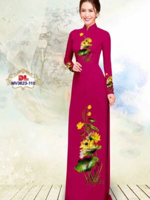 Vải Áo Dài Hoa Sen Mới Ra AD MV3623 40 1756697980 119 Vai Ao Dai Hoa Sen Moi Ra AD MV3623