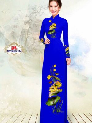 Vải Áo Dài Hoa Sen Mới Ra AD MV3623 44 1756697980 514 Vai Ao Dai Hoa Sen Moi Ra AD MV3623