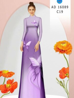 1758248683 162 Vai Ao Dai Hoa In 3D Doc Dao AD 16089