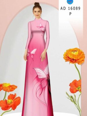 1758248684 134 Vai Ao Dai Hoa In 3D Doc Dao AD 16089