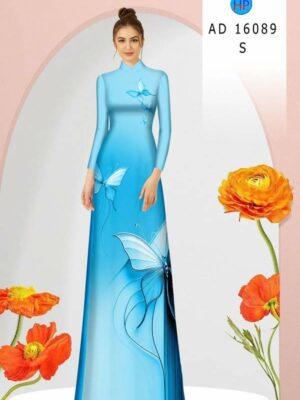 1758248684 349 Vai Ao Dai Hoa In 3D Doc Dao AD 16089