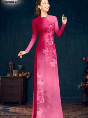 Vải Áo Dài Hoa Hồng Kiểu Mới AD MV6902 40 1758333333 819 Vai Ao Dai Hoa Hong Kieu Moi AD MV6902