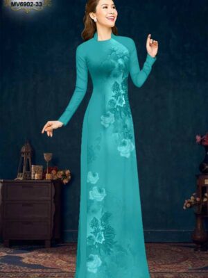 Vải Áo Dài Hoa Hồng Kiểu Mới AD MV6902 37 1758333333 978 Vai Ao Dai Hoa Hong Kieu Moi AD MV6902