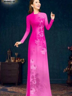 Vải Áo Dài Hoa Hồng Kiểu Mới AD MV6902 47 1758333334 21 Vai Ao Dai Hoa Hong Kieu Moi AD MV6902