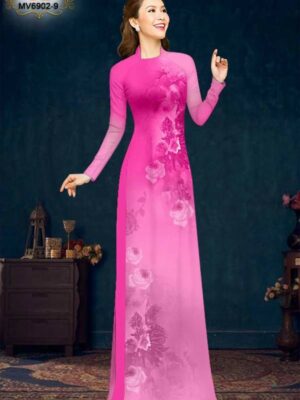 Vải Áo Dài Hoa Hồng Kiểu Mới AD MV6902 51 1758333335 858 Vai Ao Dai Hoa Hong Kieu Moi AD MV6902