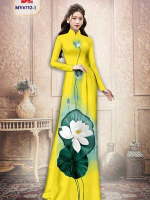 Vải Áo Dài Hoa Sen Kiểu Mới AD MV6752 31 1758676510 973 Vai Ao Dai Hoa Sen Kieu Moi AD MV6752