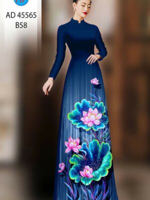 1759281396 256 Vai Ao Dai Hoa Sen Sang Trong AD 45565