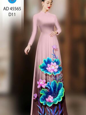 1759281396 579 Vai Ao Dai Hoa Sen Sang Trong AD 45565
