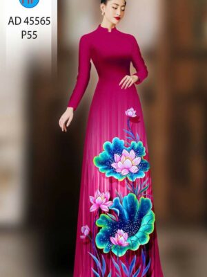 1759281397 795 Vai Ao Dai Hoa Sen Sang Trong AD 45565