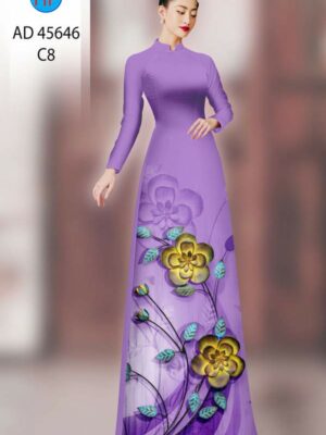 1761702305 667 Vai Ao Dai Hoa In 3D Vua Ra AD 45646