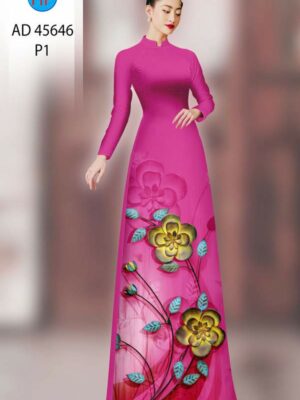 1761702305 88 Vai Ao Dai Hoa In 3D Vua Ra AD 45646