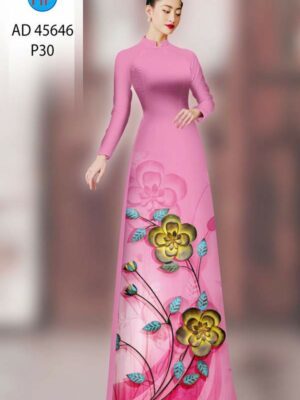 1761702305 897 Vai Ao Dai Hoa In 3D Vua Ra AD 45646