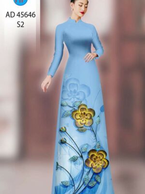 1761702305 940 Vai Ao Dai Hoa In 3D Vua Ra AD 45646