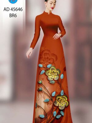 1761702306 372 Vai Ao Dai Hoa In 3D Vua Ra AD 45646